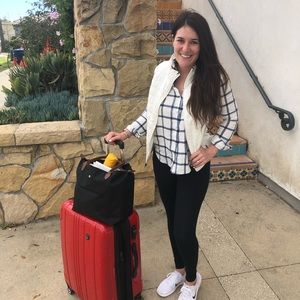 Blue and white forever 21 flannel size small